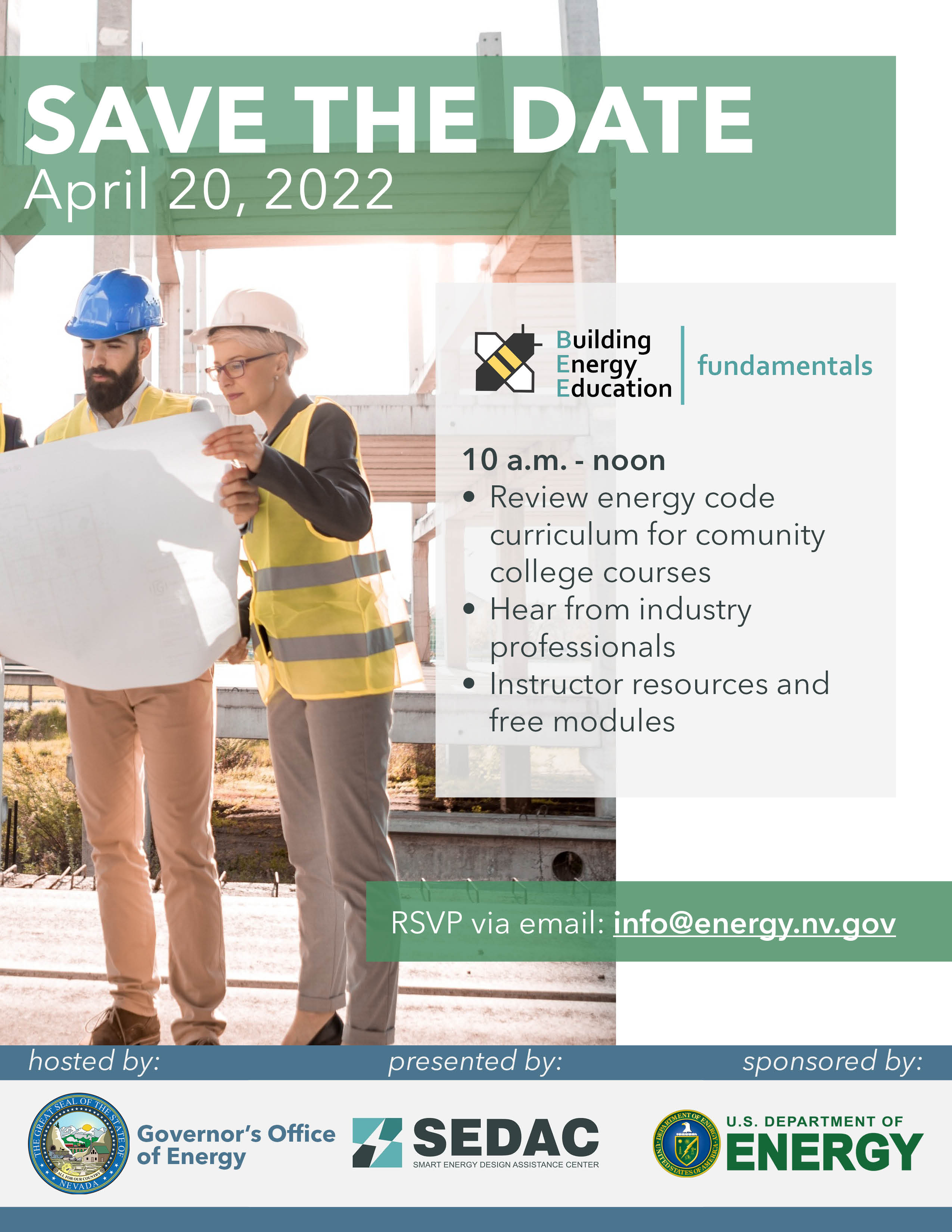 Building Energy Education Fundamentals Training: April 20, 2022